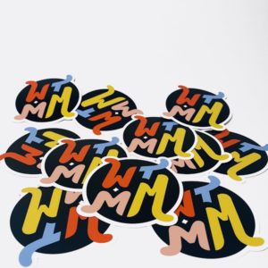 WTMM Large "Beatball" Sticker