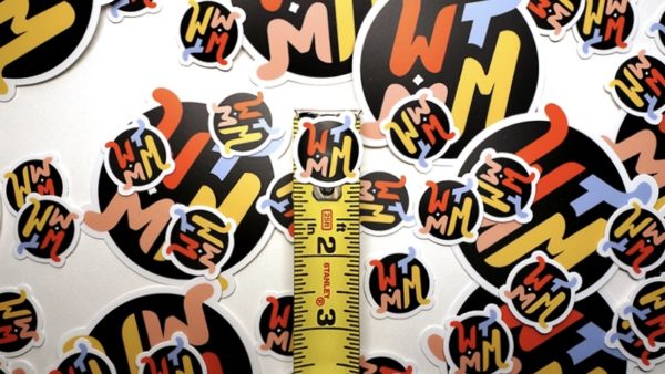 WTMM Small "Beatball" Sticker