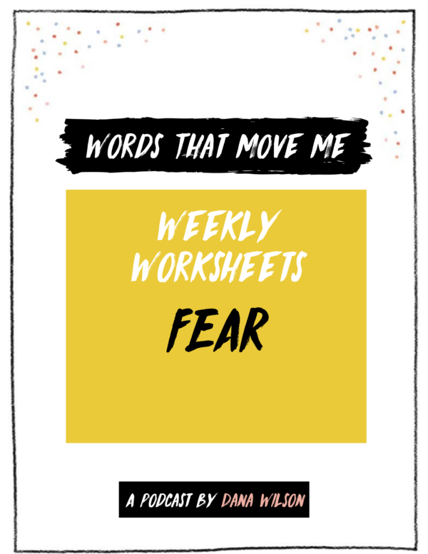 Fear Worksheet Bundle