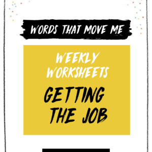 Getting the Job Worksheet Bundle